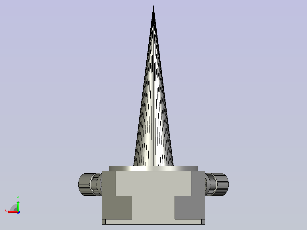 CZQF04-04-00M准直镜调整部装M_1后视图