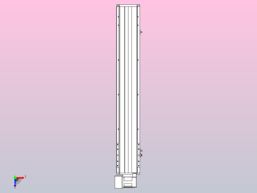MTB14M标准皮带滑台[MTB14M-700-LU-P20-C3]俯视缩略图