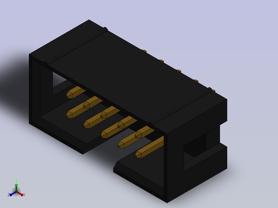 DigiKey 连接器正等轴测图