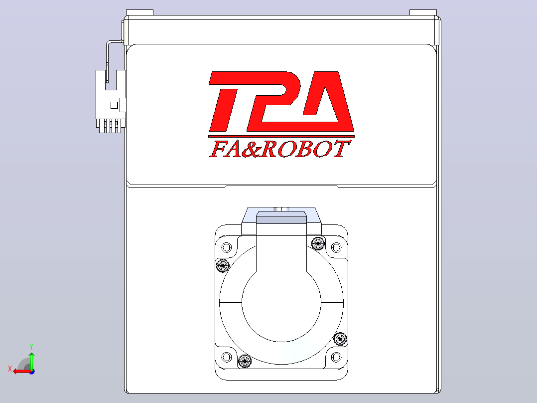 滚珠丝杠直线轴带导轨全封闭TPA-HCR-140D-2010C-L1050-MP-C-P40-N3后视图