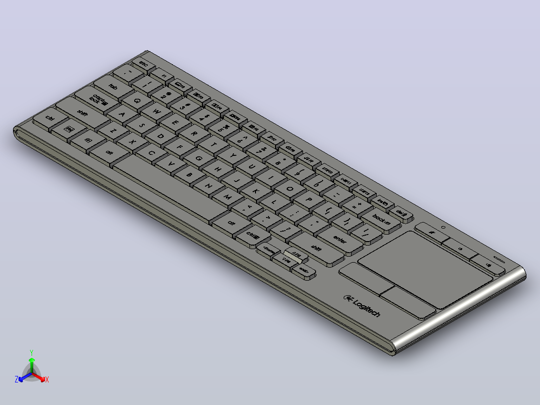 罗技k830 11主视图