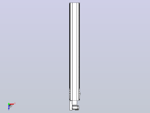 皮带直线轴半封闭可选导轨TPA-HNB-202D-140-L1550-ML-Y-P75-N3俯视缩略图