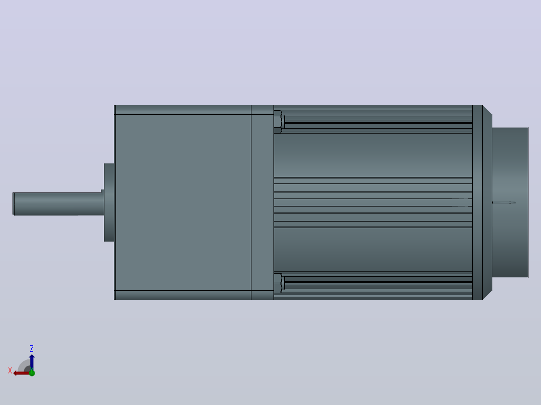 IK-RAC(6W)感应调速电机[2IK6RGN-C]后视图