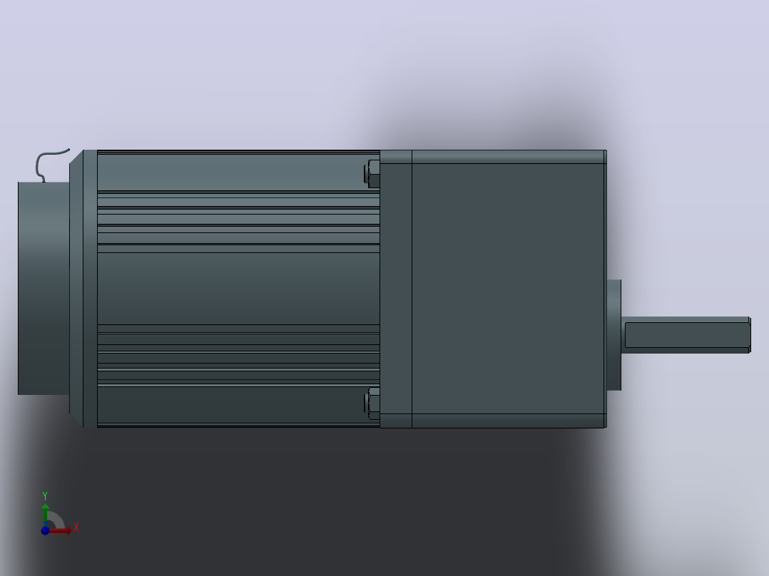 IK-RAC(6W)感应调速电机[2IK6RGN-C]俯视图