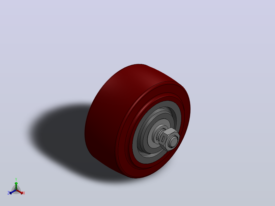 脚轮Colson-6_04208_929 MTG1主视图