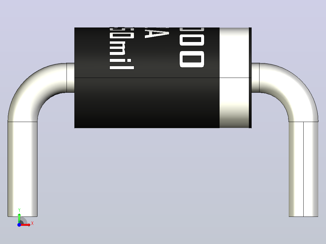 轴向二极管外壳D2A_Max_450mil_rev1.0.zip.zip前视图