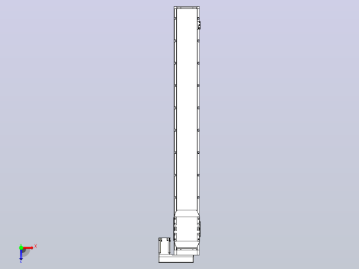 滚珠丝杠直线轴内置导轨TPA-GCR-170-2510C-L1350-MR-M75-N3俯视缩略图