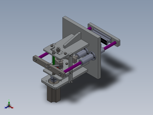 凸轮包装热封机构sw12可编辑正等轴测缩略图