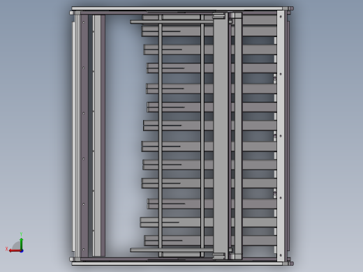 织布机模型后视缩略图
