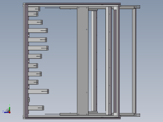 织布机模型右视缩略图