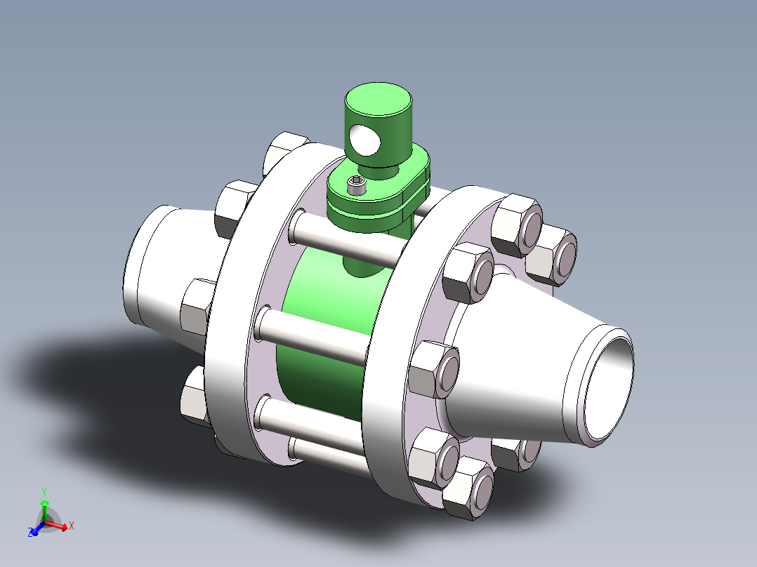 高压对焊球阀DN100