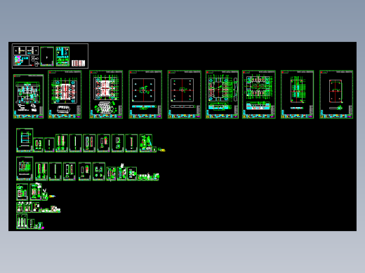 一套非常完整的模具图纸 s2060111-RJ45模具图档