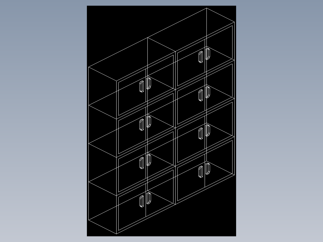 室内家具及植物的维模型十二-B016