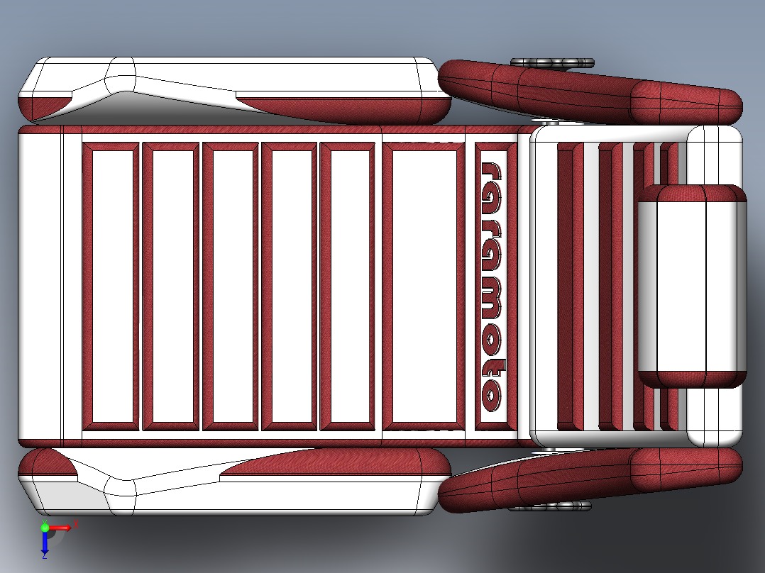 五十铃客舱卡车底盘俯视图