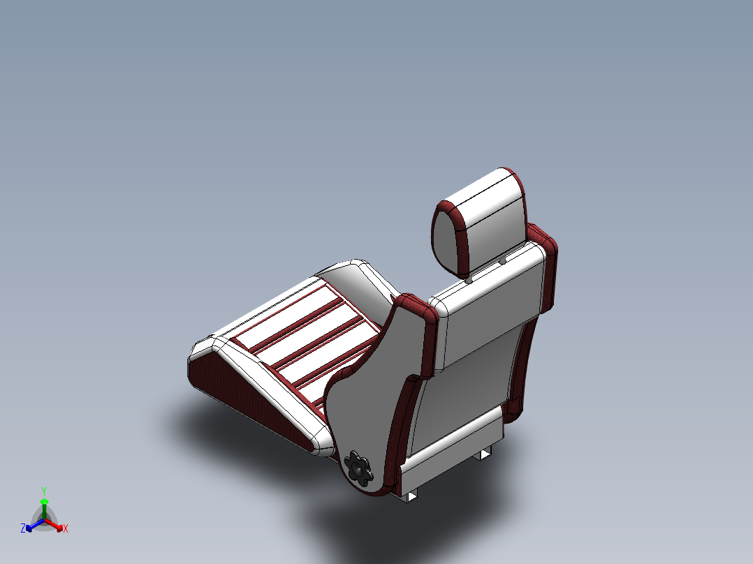 五十铃客舱卡车底盘正等轴测图