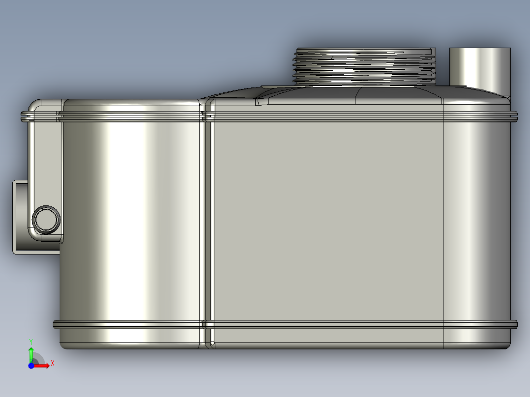 洗碗机之软水器前视图