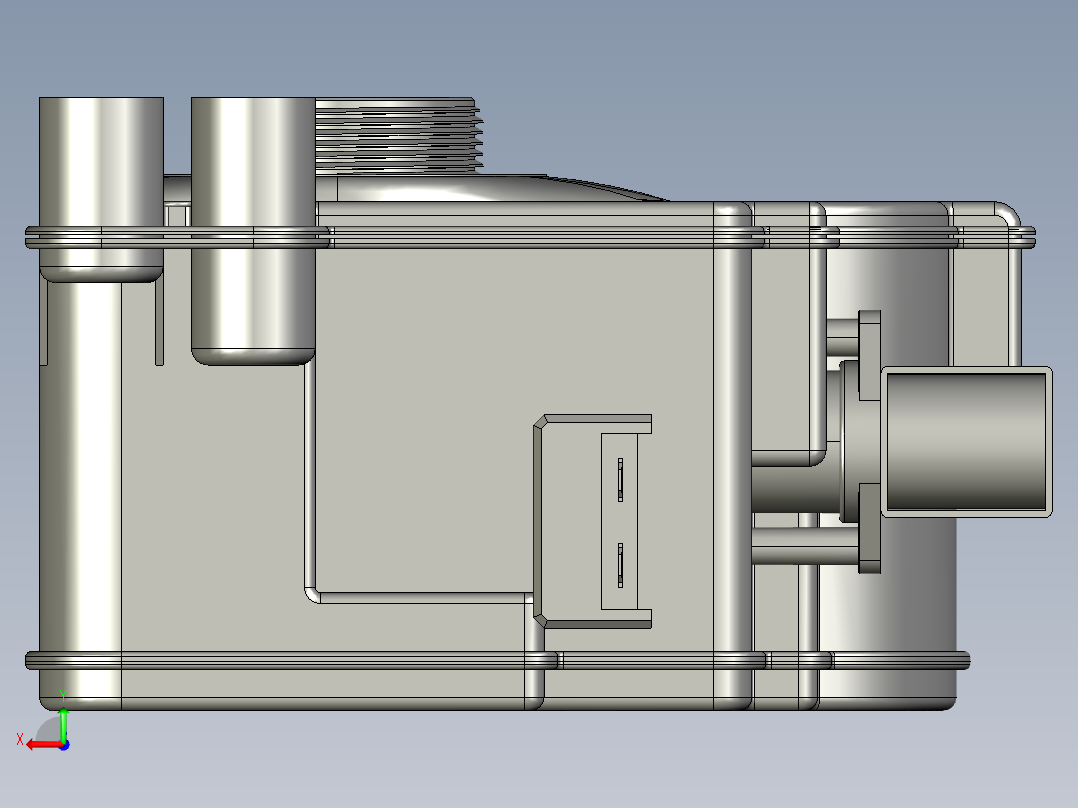 洗碗机之软水器后视图
