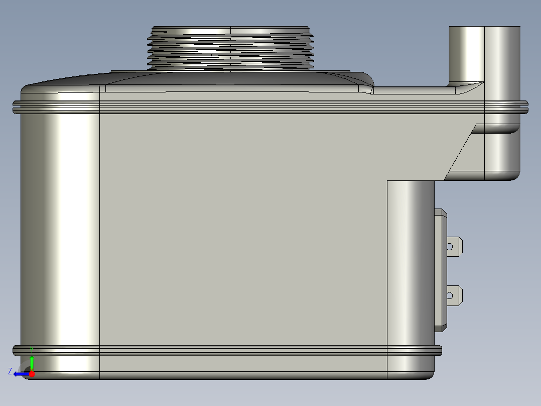 洗碗机之软水器右视图