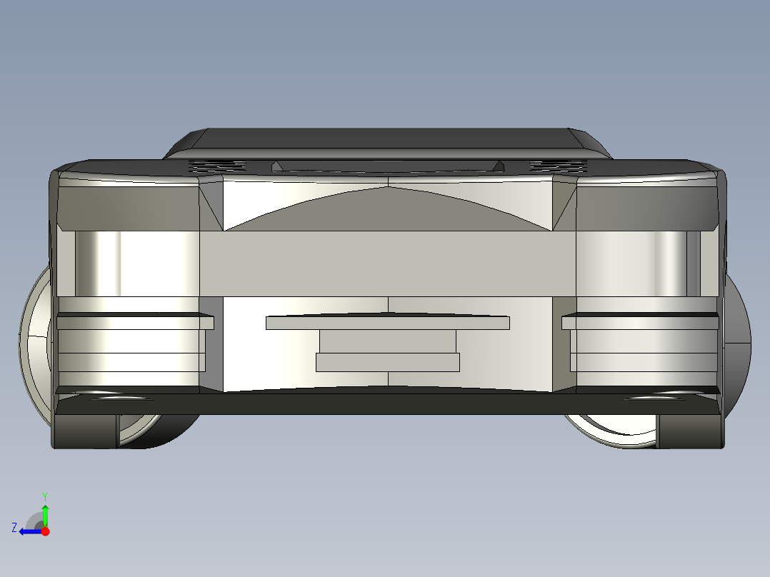类汽车底盘AGV右视图