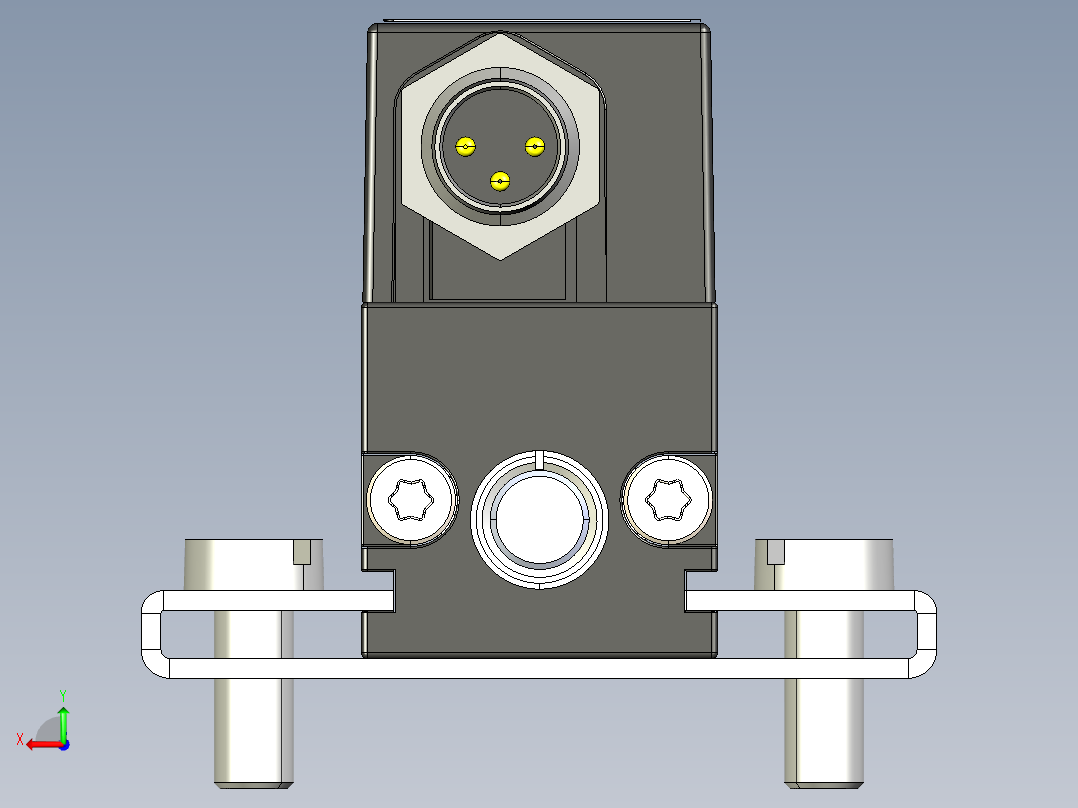 NOVOTECHNIK直线位移传感器TE1 - 系列传感器后视图