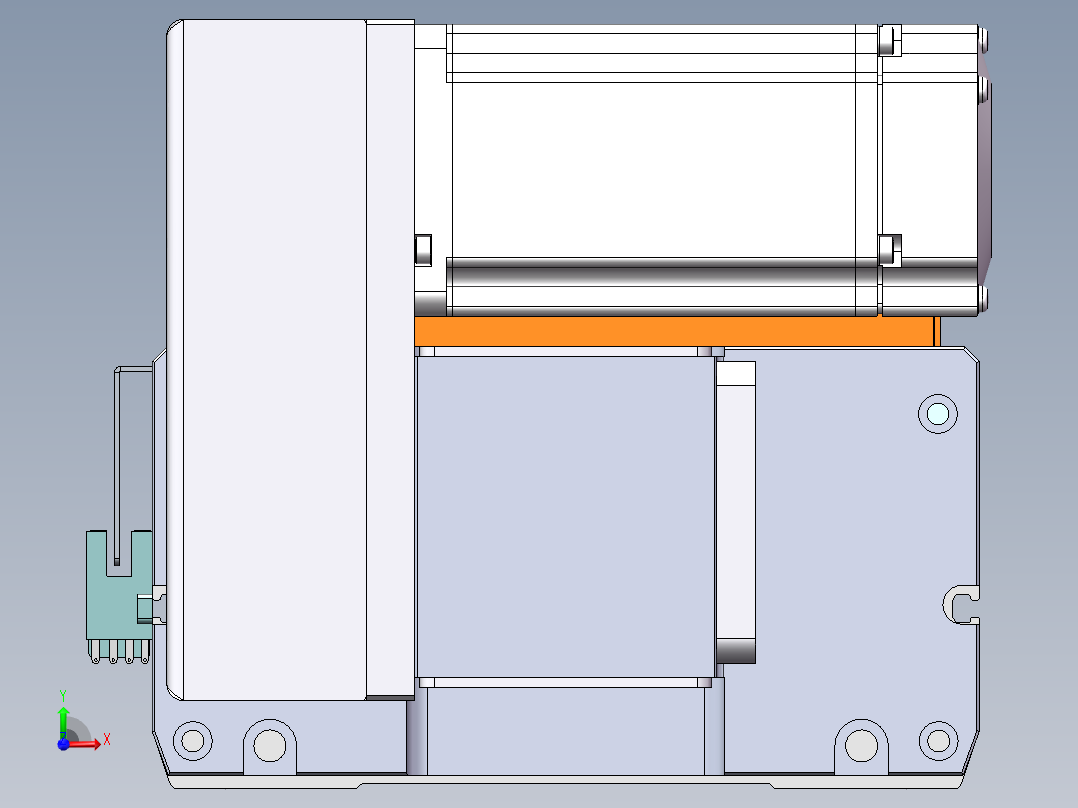 MCB同步带全封闭MCB17-LU-400W前视图