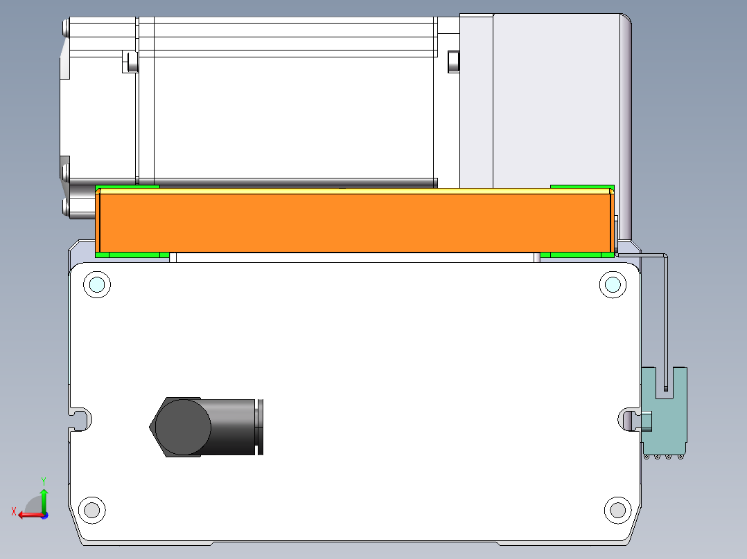 MCB同步带全封闭MCB17-LU-400W后视图