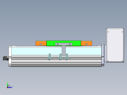 MCB同步带全封闭MCB17-LU-400W左视缩略图