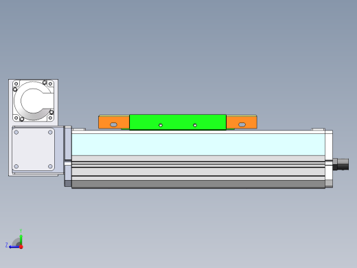 MCB同步带全封闭MCB17-LU-400W右视缩略图
