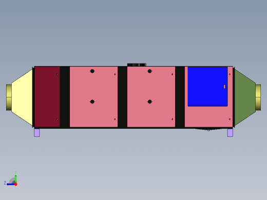 净化恶臭废物的UV光氧机右视缩略图