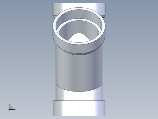 船舶管路系统S5_SeaDrainPLUS_45Wye-SxSxS_37E163003_3in Sea Drain Plus - 45 Wye - SxSxS左视缩略图