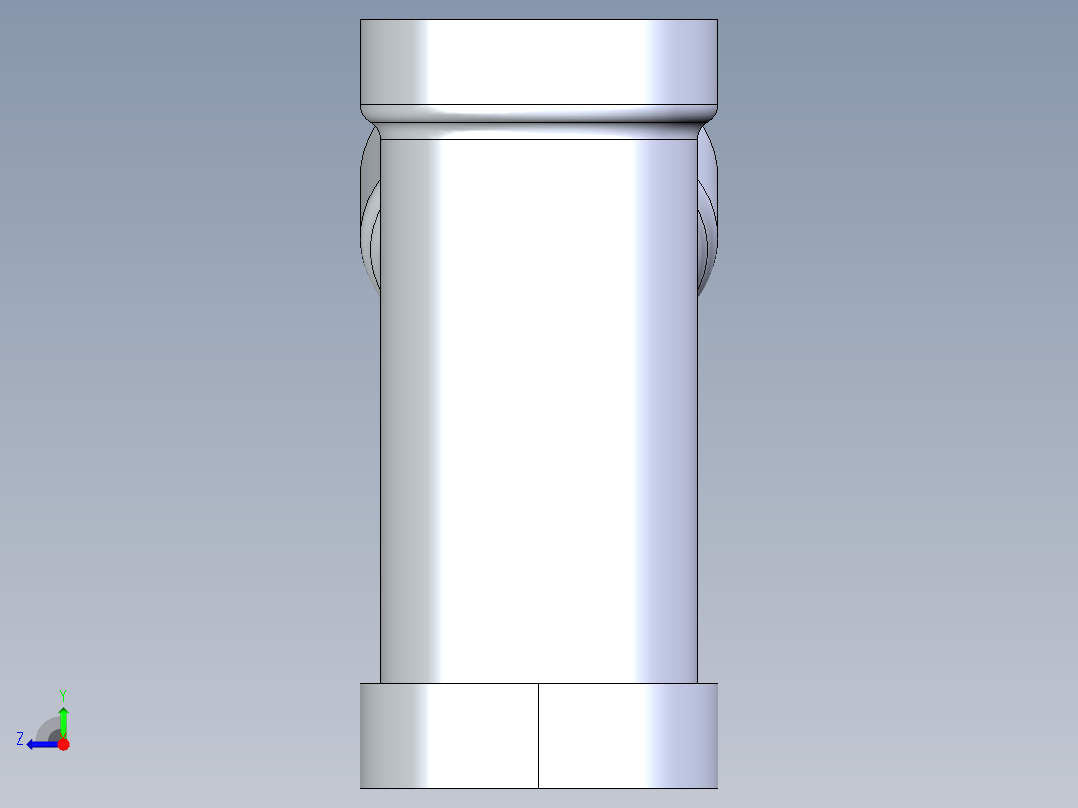 船舶管路系统S5_SeaDrainPLUS_45Wye-SxSxS_37E163003_3in Sea Drain Plus - 45 Wye - SxSxS右视图