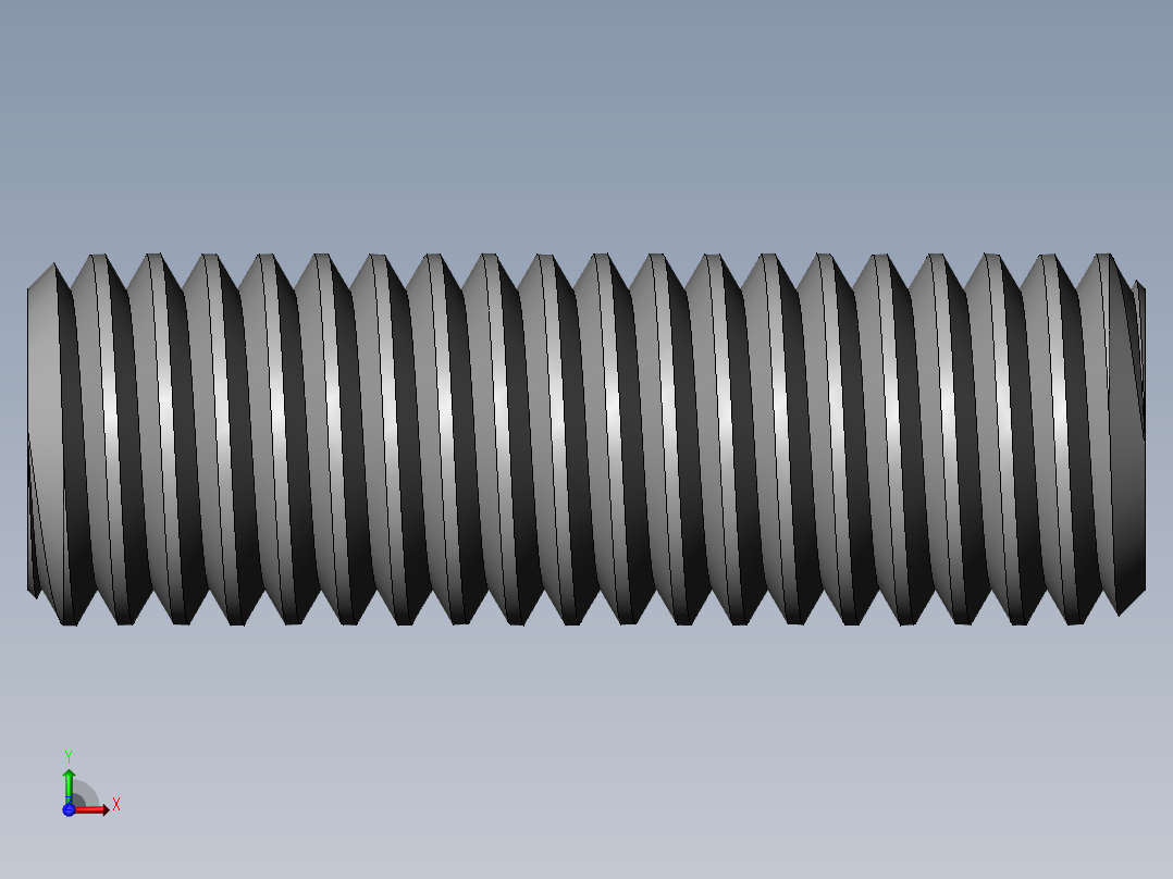 DIN 913-ISO 4026 固定螺钉-M10 L=30.SLDPRT前视图