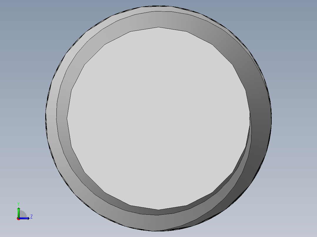 DIN 913-ISO 4026 固定螺钉-M10 L=30.SLDPRT左视图