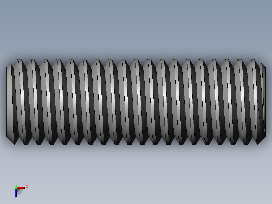DIN 913-ISO 4026 固定螺钉-M10 L=30.SLDPRT俯视图