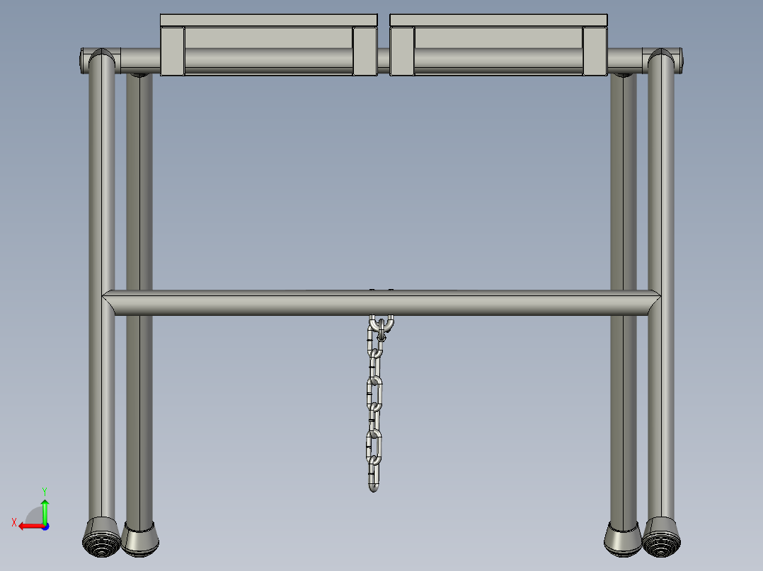 脚手架板后视图