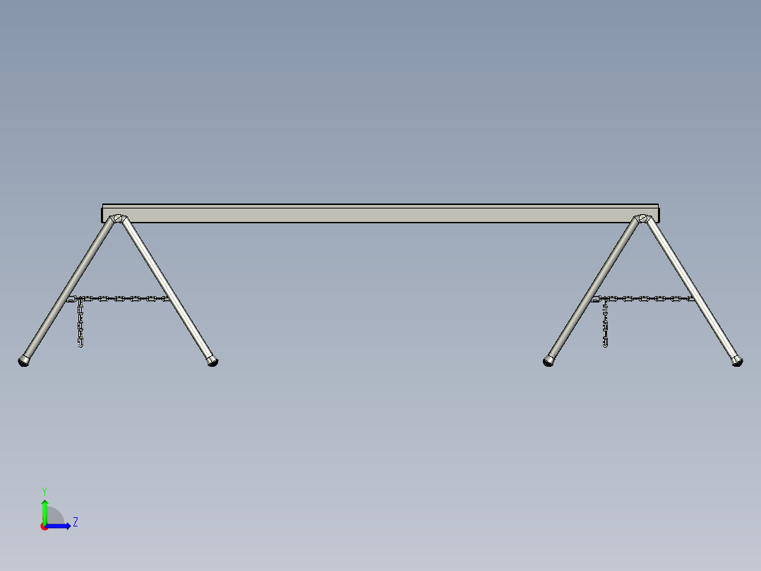 脚手架板左视图