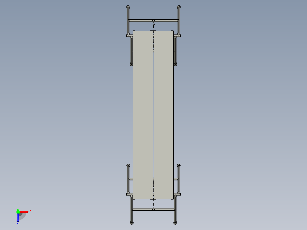 脚手架板俯视图
