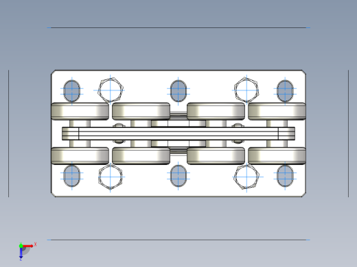 吊轮滑轮食堂大门的车厢CGS-250.8-P俯视缩略图
