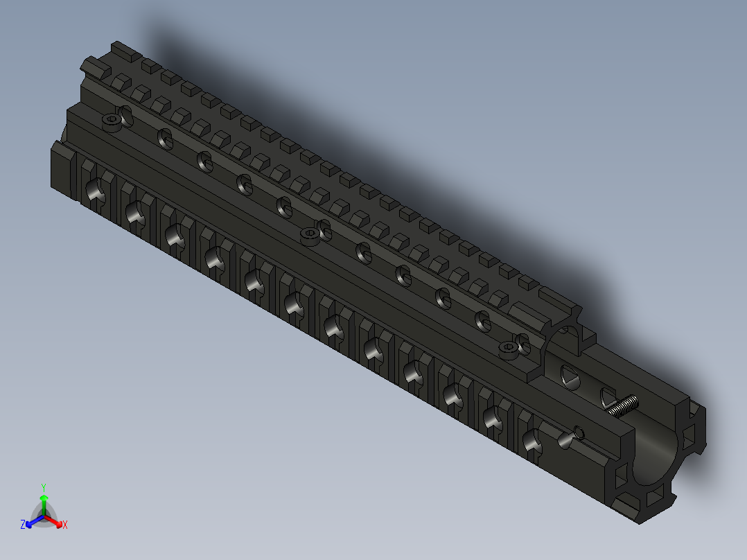 护手正等轴测图