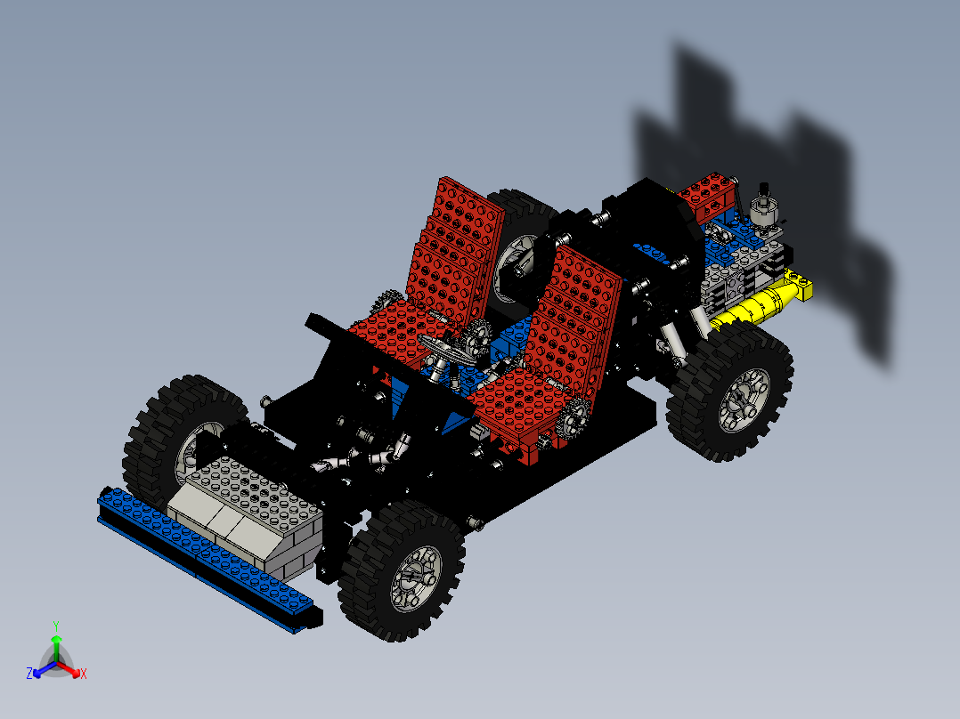 lego-technic-8860-car-chassis.3-乐高玩具赛车