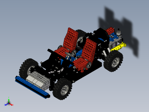 lego-technic-8860-car-chassis.3-乐高玩具赛车