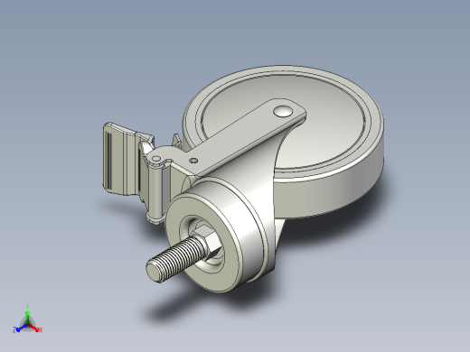 橡膠輪、導電輪(1500N)5537-3D多系列多零件图纸模型