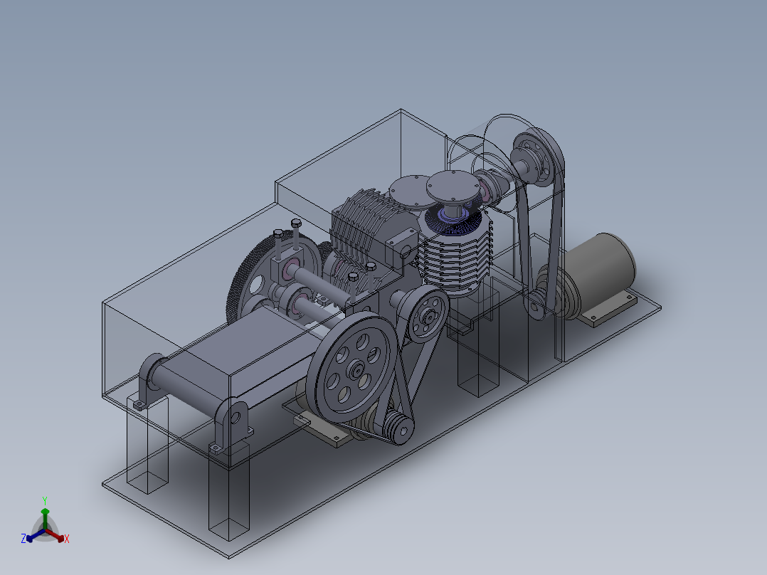玉米秸秆粉碎机设计含仿真【三维SW模型+19张CAD图纸+说明】正等轴测图