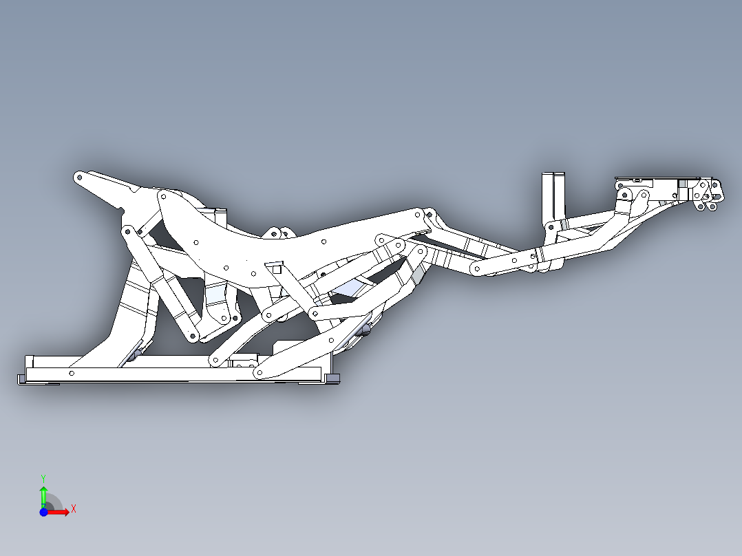 多功能沙发设计模型前视图