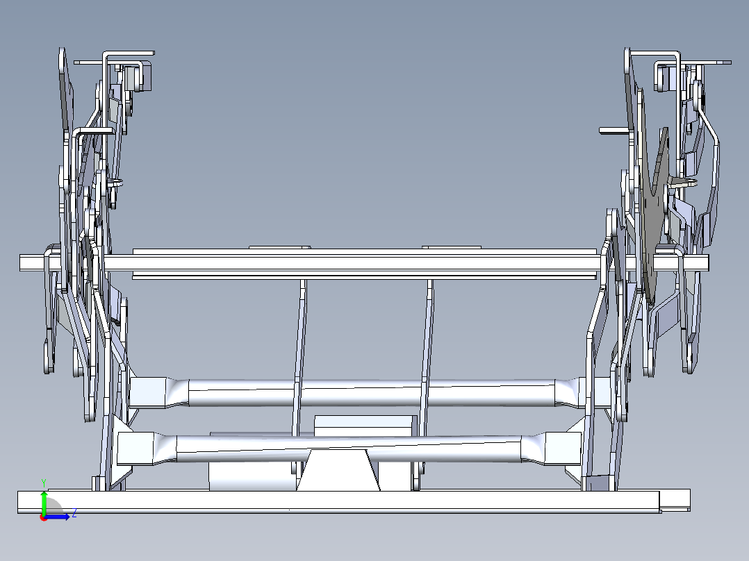 多功能沙发设计模型左视图