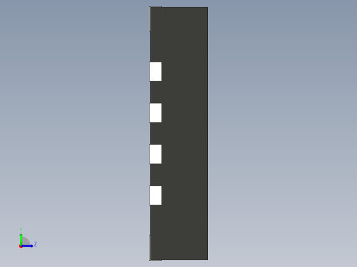 元器件3D封装qfn16-4x4152左视缩略图