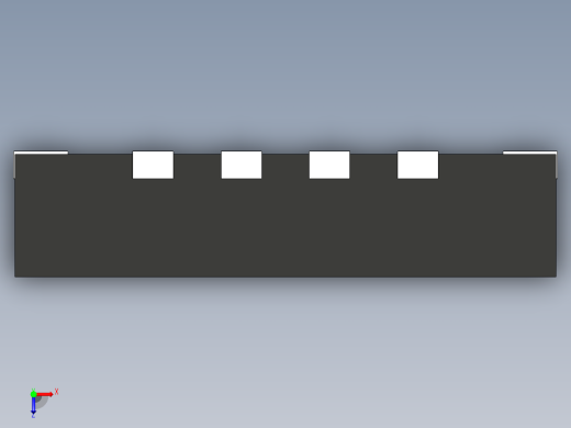 元器件3D封装qfn16-4x4152俯视缩略图