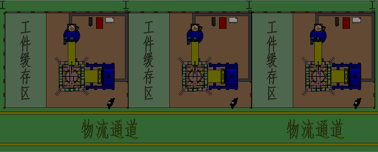 L型配旋转升降工作站sw16可编辑