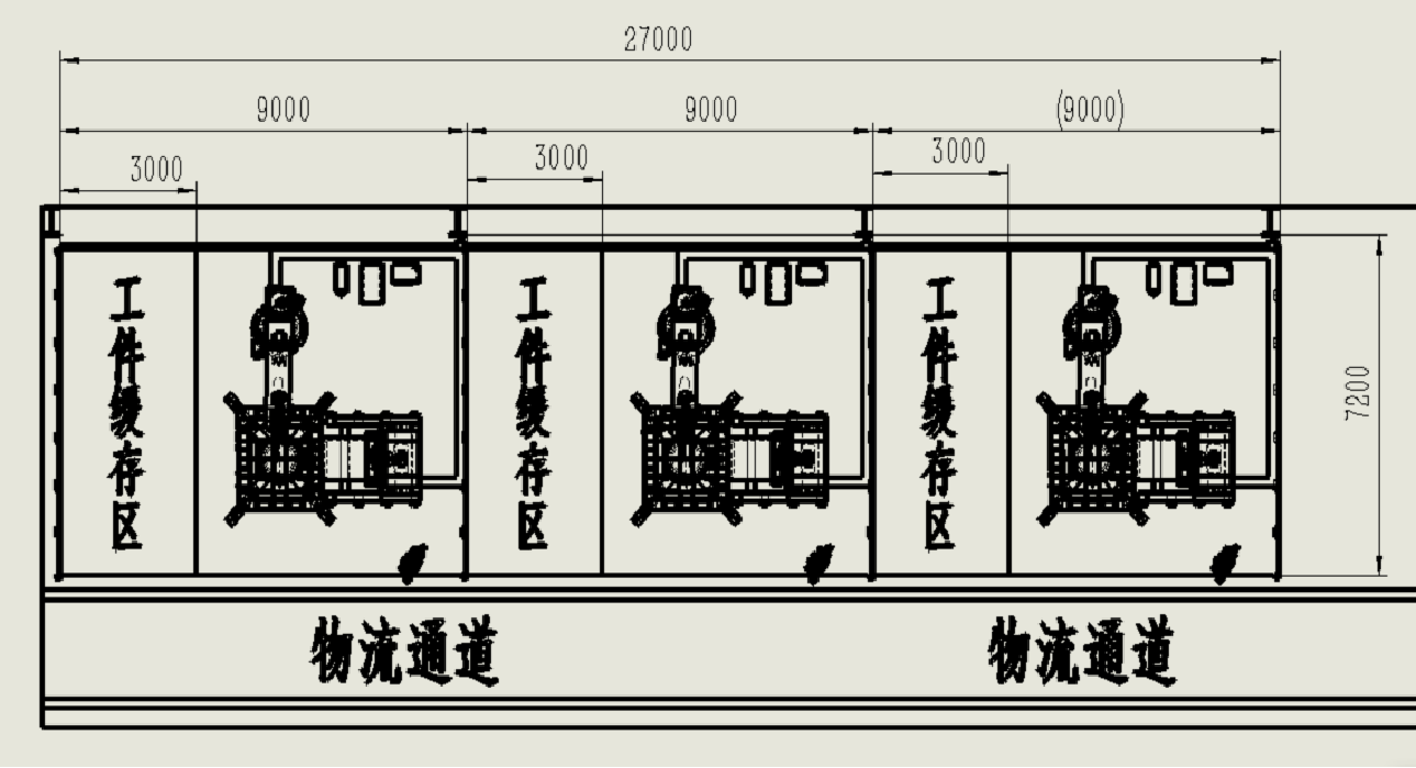 L型配旋转升降工作站sw16可编辑
