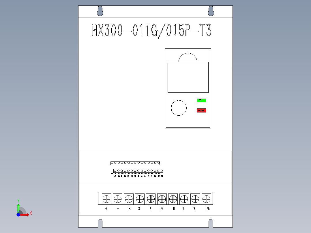 核星 HX300-011G 015P-T3前视图